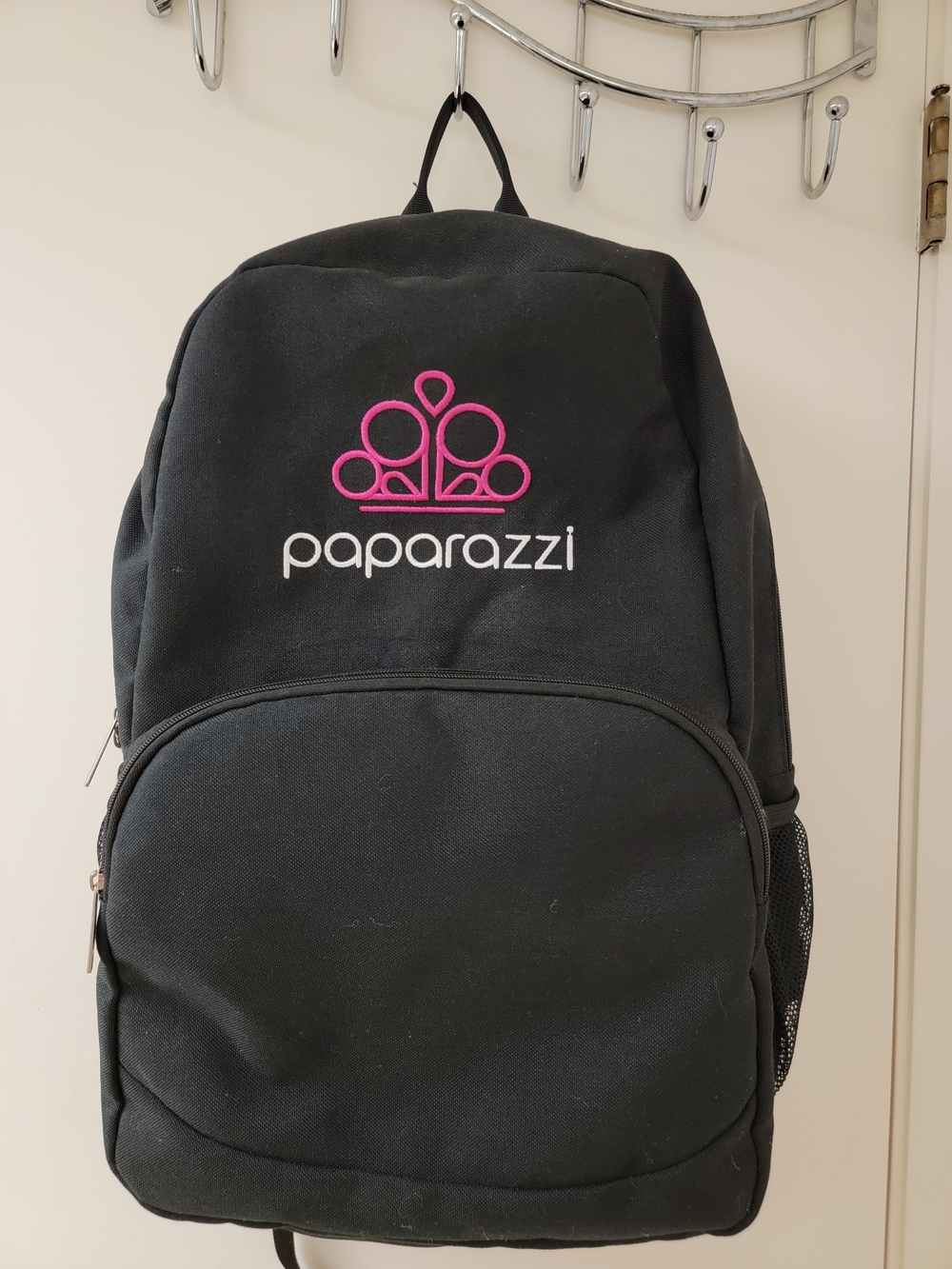 Paparazzi Convention Exclusive Black Backpack with Pink Logo